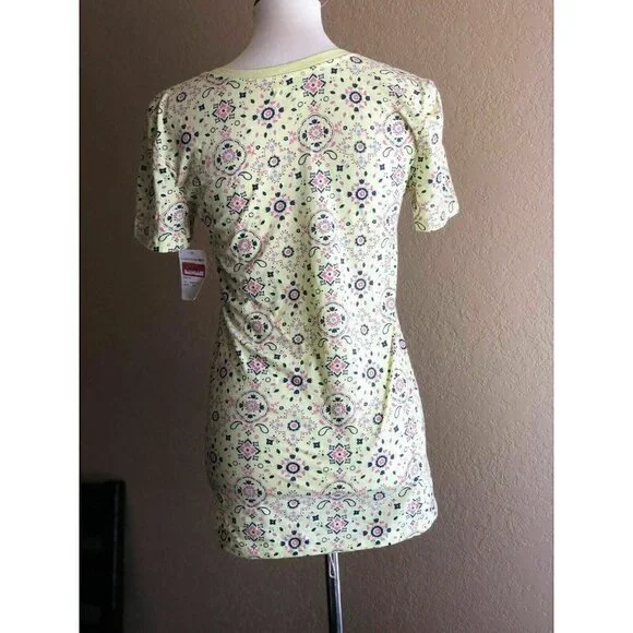 Abound Juniors Green Cotton Blend Casual Tee M - Picture 3 of 8